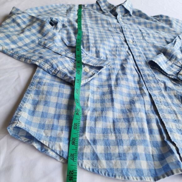 Mens J Crew Blue Button Down Slim Fit Shirt Medium - Picture 4 of 7
